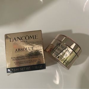 Lancome Absolue Revitalizing Eye Cream with Grand Rose Extracts 5ml MINI